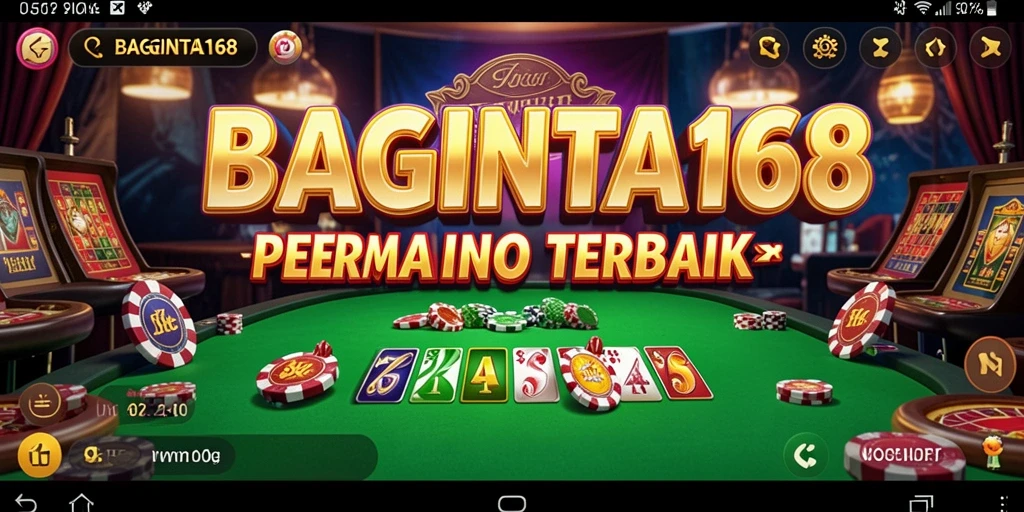 Screenshot gameplay Kasino BAGINTA168 yang menampilkan keseruan bermain.
