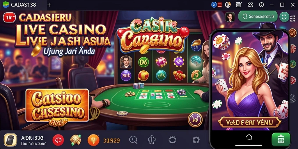 Tampilan menarik dari gameplay Live Casino di CADAS138.