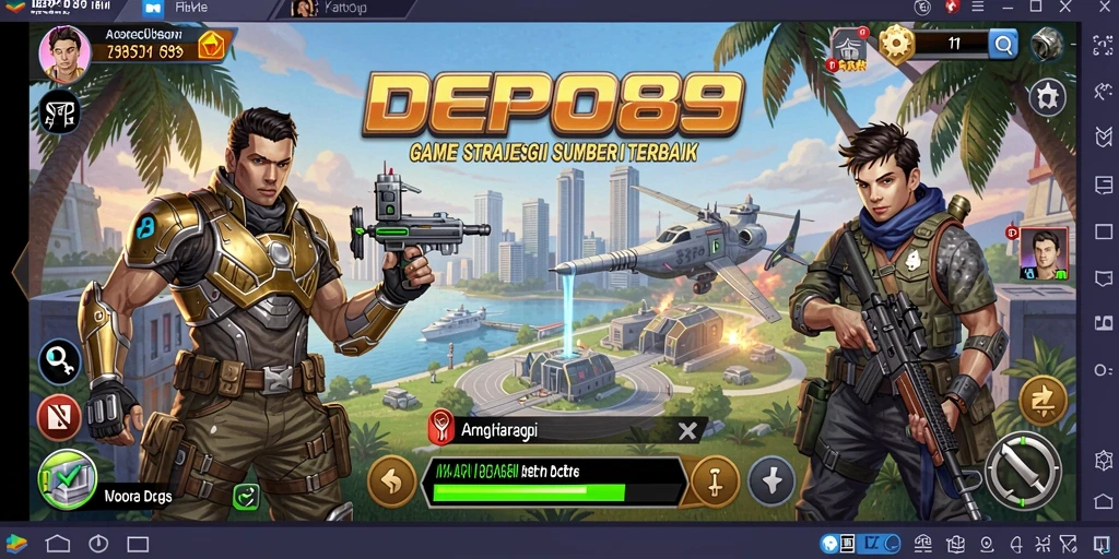 Tampilan screenshot gameplay SLG DEPO89 yang mengesankan.