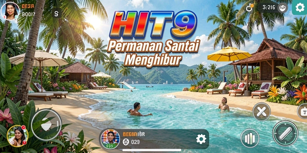 Tampilan gameplay menarik dari HIT9 yang membuat pemain terhibur.