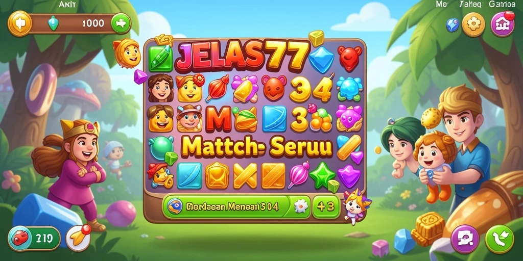 Gameplay seru JELAS777 dengan kombinasi warna yang menantang.