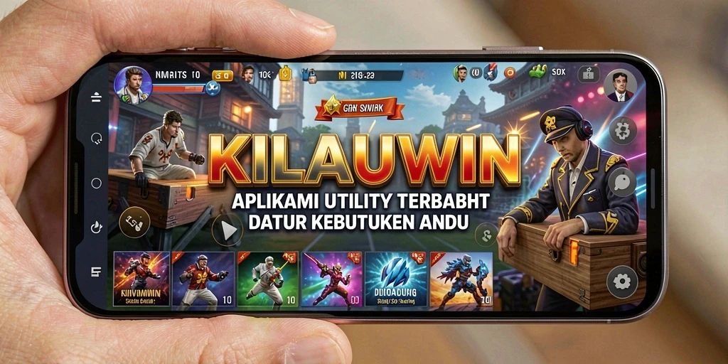 Tampilan antarmuka pengguna KILAUWIN yang modern dan ramah.