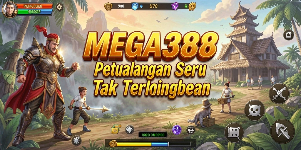 Tangkapan layar gameplay MEGA388 menampilkan aksi seru dalam petualangan mendebarkan.