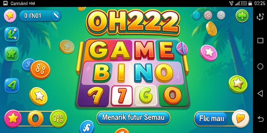 Tampilan gameplay Bingo yang seru dan menarik di OH222.