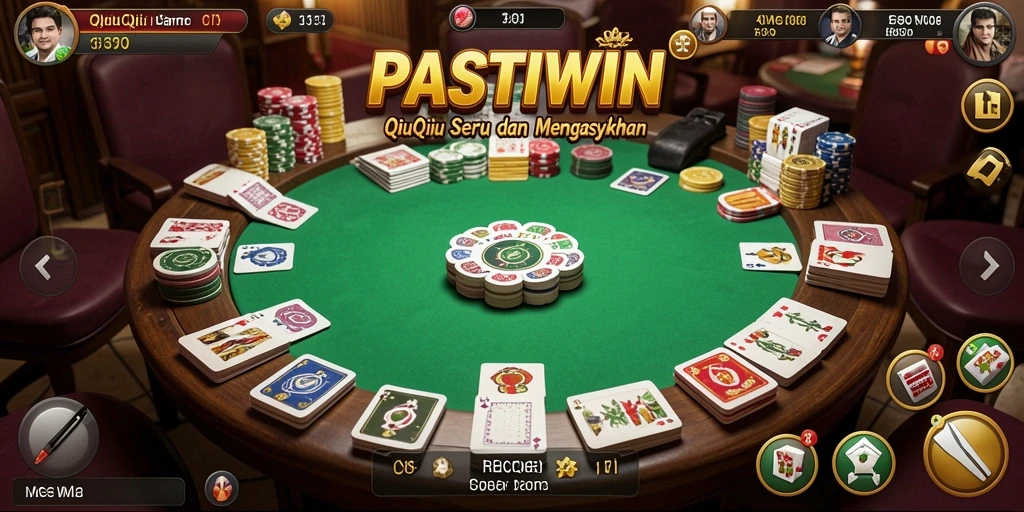 Tampilan gameplay seru dari PASTIWIN QiuQiu.