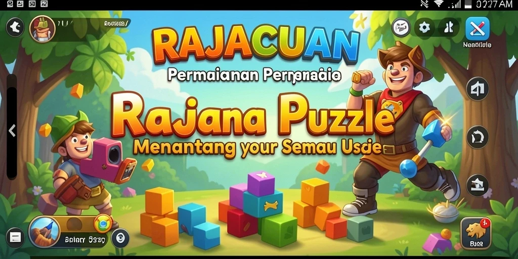 Tampilan menarik dari gameplay RAJACUAN yang menantang.