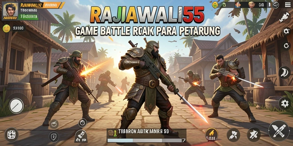 Tampilan badass dari gameplay RAJAWALI55 yang mendebarkan.