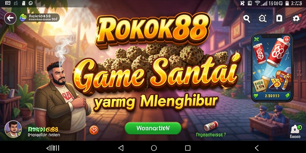 Screenshot ROKOK88 menampilkan gameplay yang seru dan menarik.