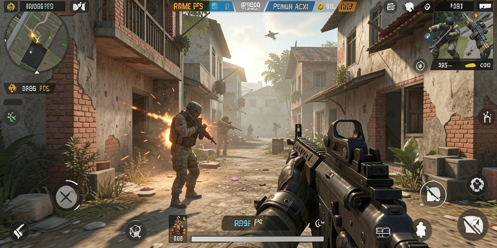 Tangkapan layar gameplay RR999 dengan aksi seru dan strategi tim yang mendebarkan.