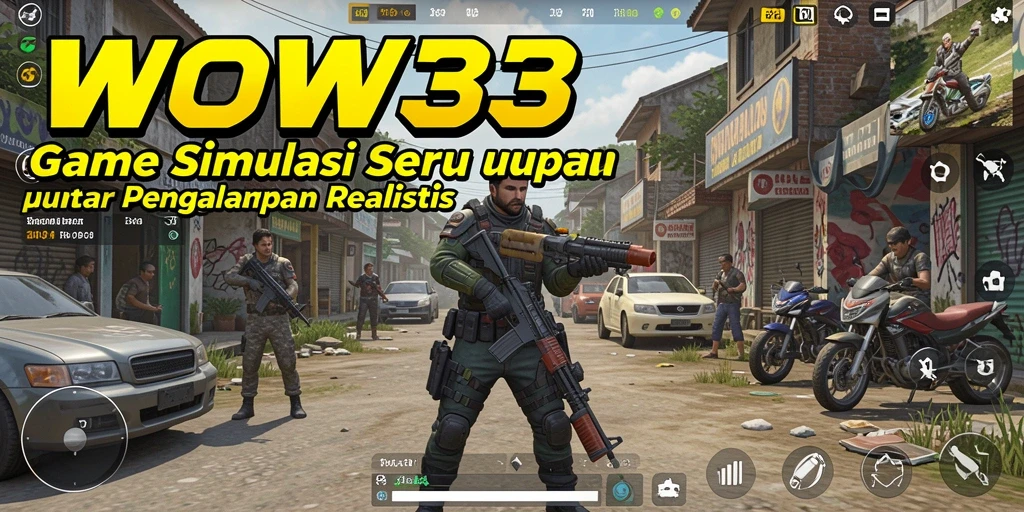 Tampilan gameplay WOW33 yang mengesankan dan interaktif.